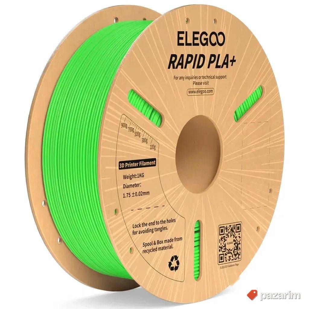 Elegoo Rapid PLA+ Green 1,75 mm / 1000 g 1