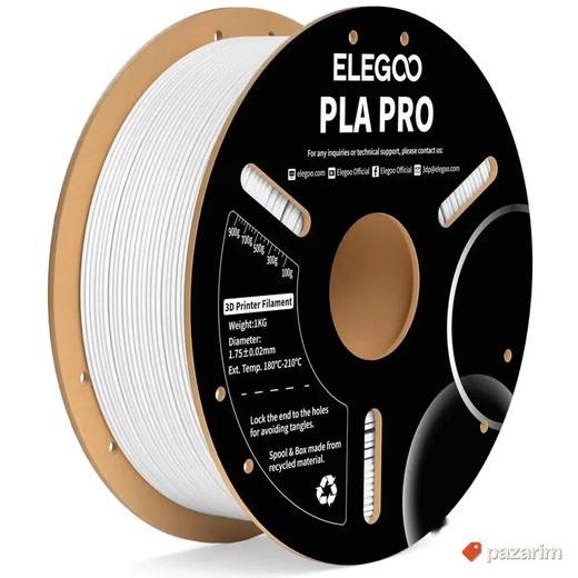 Elegoo PLA Pro White 1,75 mm / 1000 g