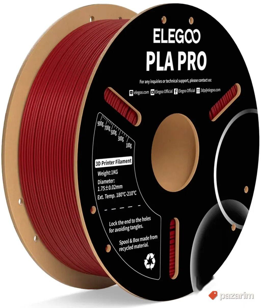 Elegoo PLA Pro Burgundy Red 1,75 mm / 1000 g 1