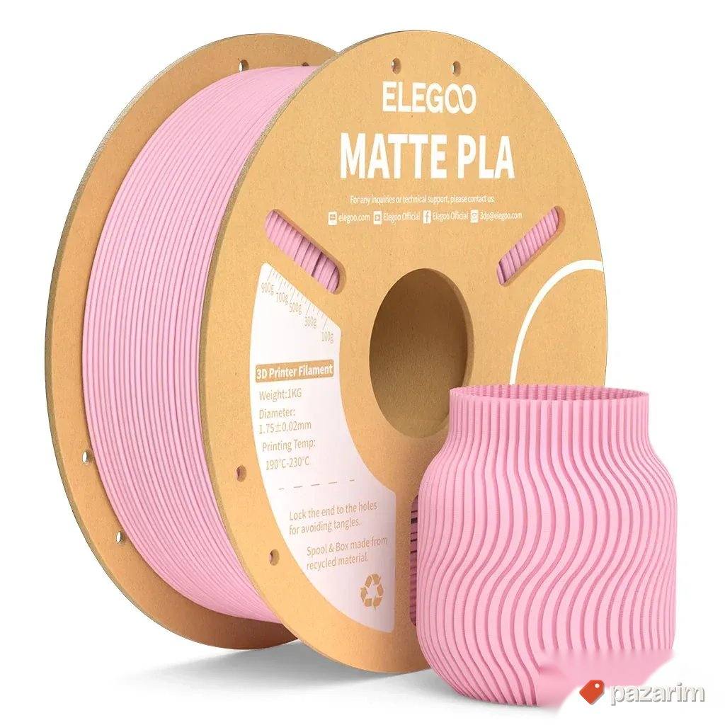 Elegoo PLA Matte Sakura Pink 1,75 mm / 1000 g 1