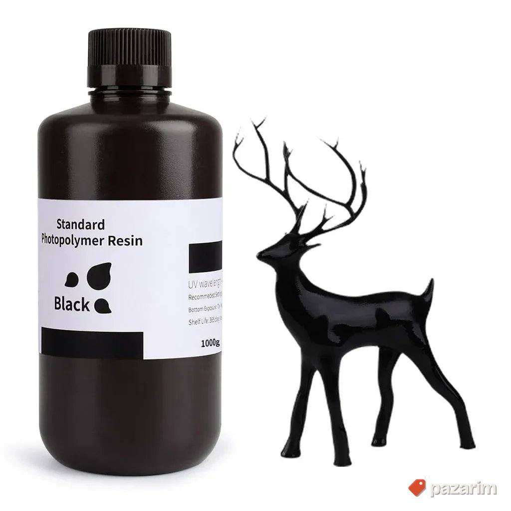 Elegoo Standard Resin 1.0 1000G Black 1