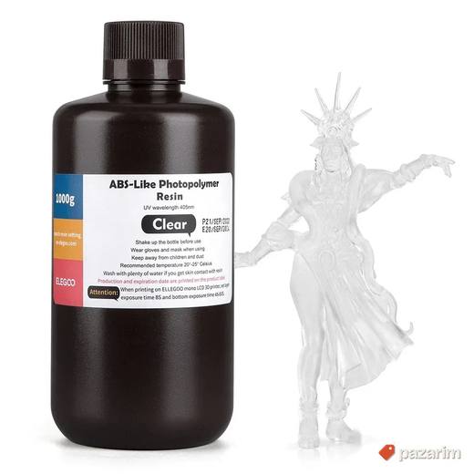 Elegoo ABS-Like 1.0 resin 1000G Clear