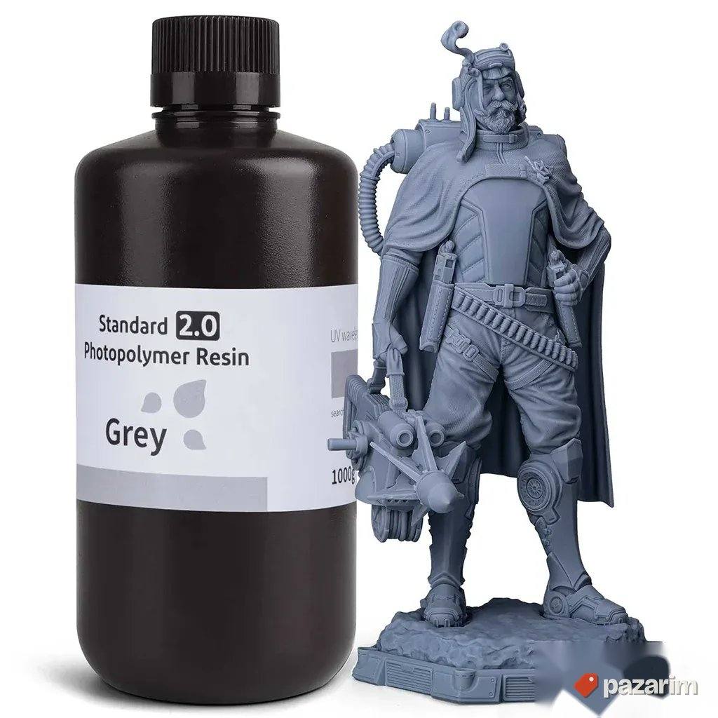Elegoo ABS-Like 2.0 resin 1000G Grey 1