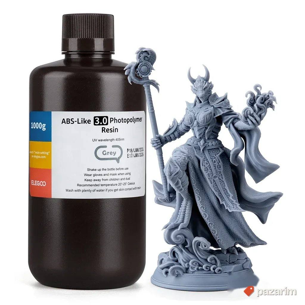 Elegoo ABS-Like 3.0 resin 1000G Grey 1
