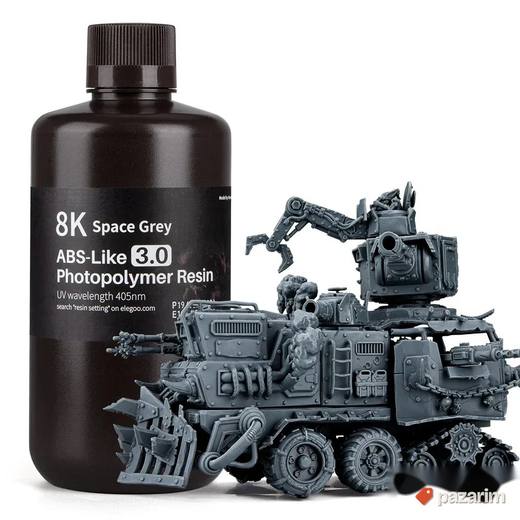 Elegoo ABS-Like 3.0 8k resin 1000G Space Grey