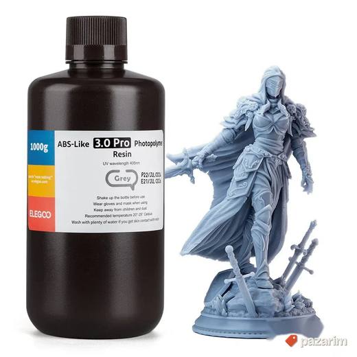 Elegoo ABS-Like 3.0 pro resin 1000G Grey