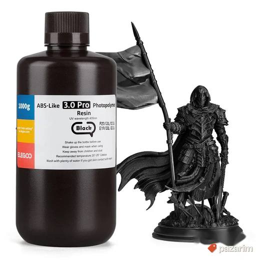 Elegoo ABS-Like 3.0 pro resin 1000G Black