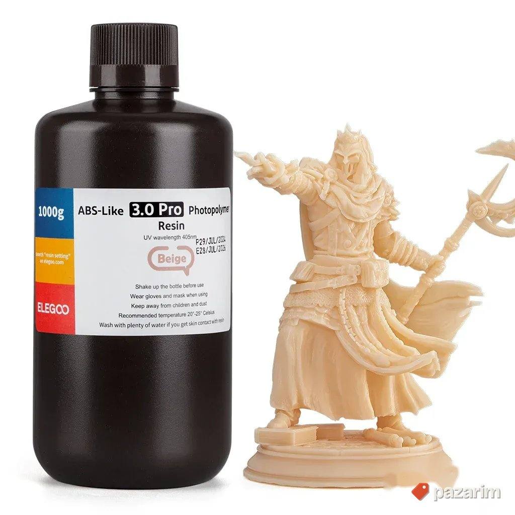 Elegoo ABS-Like 3.0 pro resin 1000G Beige 1