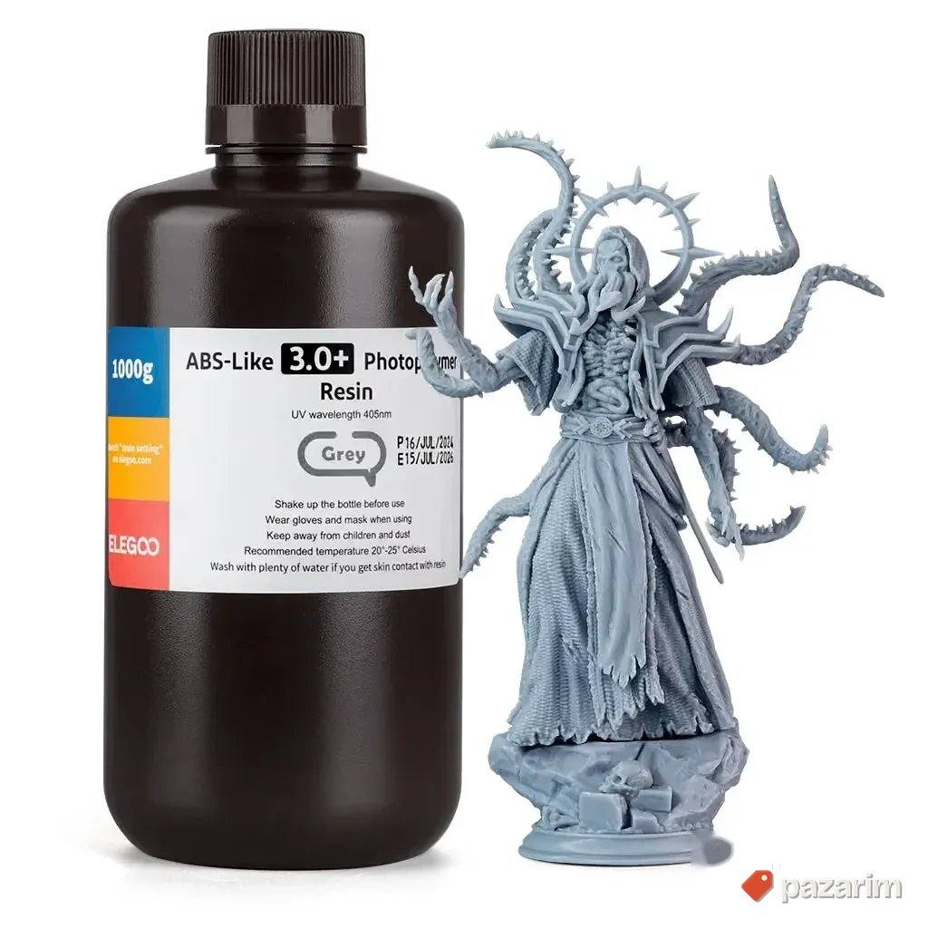 Elegoo ABS-Like 3.0 plus resin 1000G Grey 1