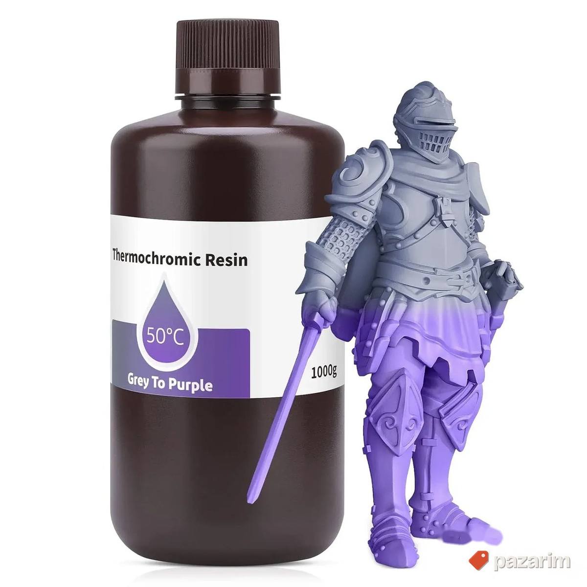 Elegoo Thermochromic Resin 1000G From Grey to Purple 1