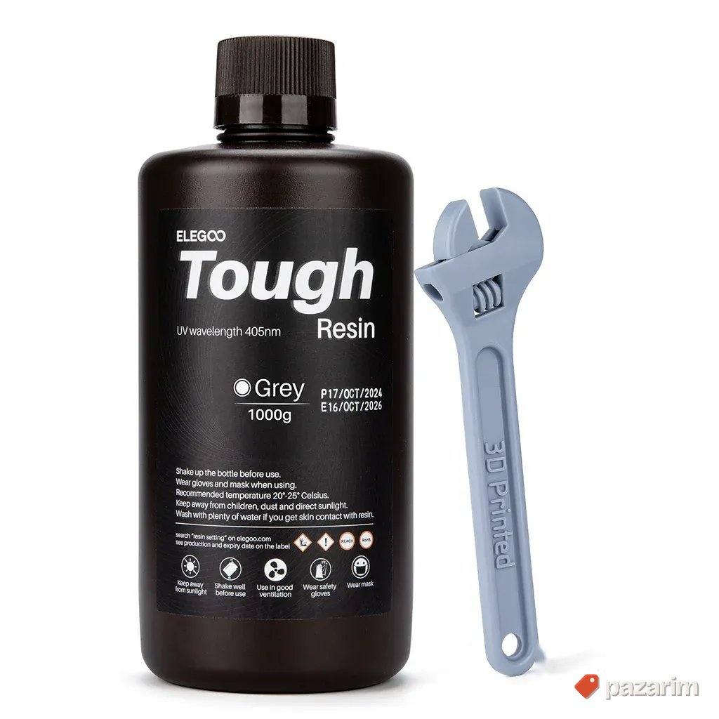 Elegoo Tough Resin Resin 1000g Grey 1