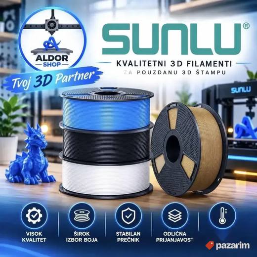 SUNLU Filamenti Veliki Izbor boja i vrsta - ALDOR SHOP