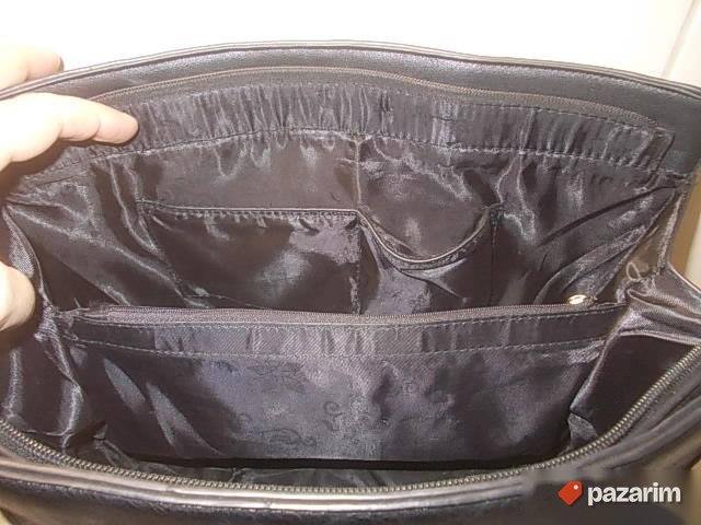 KOŽNA POSLOVNA 37,5x29x14cm višenamenska torba iz Nemačke, s 5