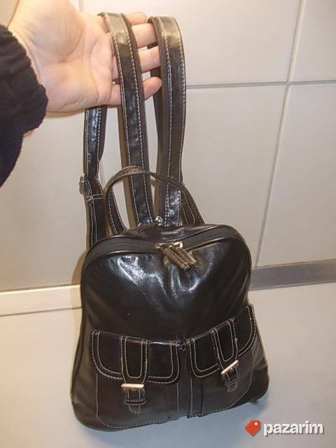 KOŽNI 27x27x15cm uniseks ranac iz Nemačake, lep, veoma kvali 1