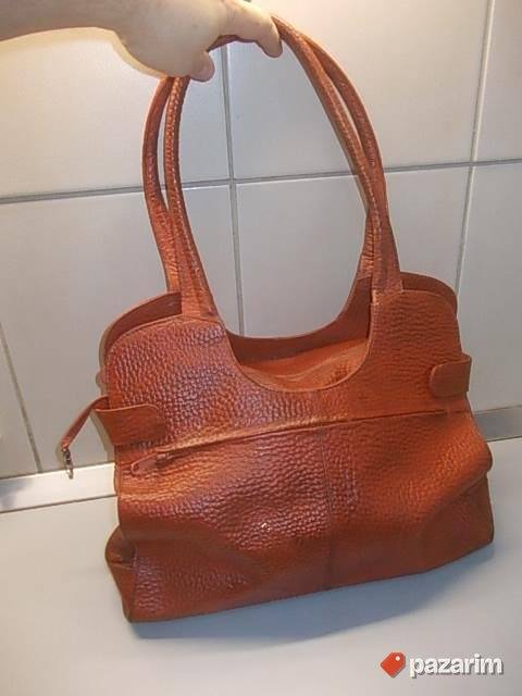 " VOI " KOŽNA VELIKA TAŠNA 40x27x16cm italijanska sa tekstur 1
