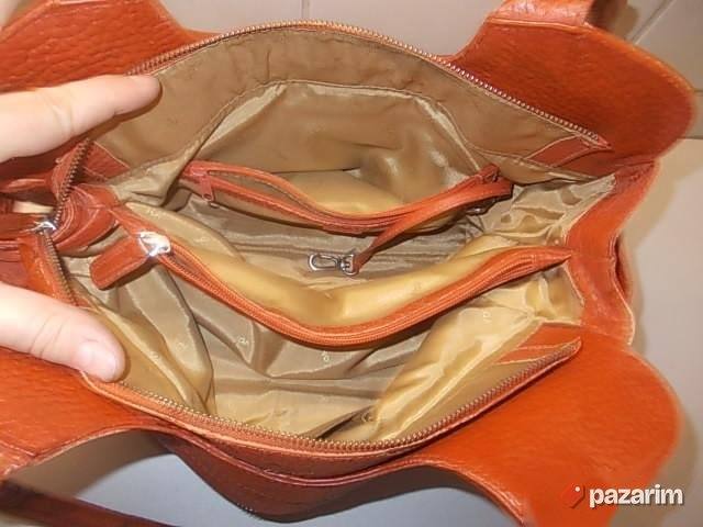 " VOI " KOŽNA VELIKA TAŠNA 40x27x16cm italijanska sa tekstur 6