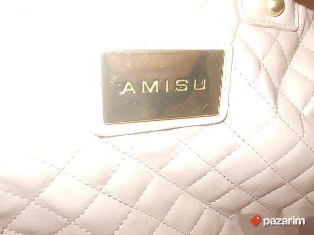 " AMISU " 2 KOŽNE ITALIJANSKE 32x24x17cm tašne, crna i bela 3