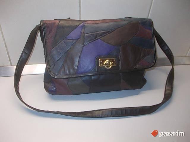 KOŽNA 38x25x13cm tašna od prirodne kože iz Nemačke, neobično 1