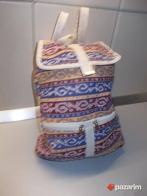 RANAC KOŽA - PLATNO 43x32x20cm, sa dezenom u ornamentima, le 1