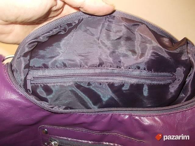 KOŽNA TAŠNA 48x30x25cm iz Nemačke, lepe i neobične boje, sa 5