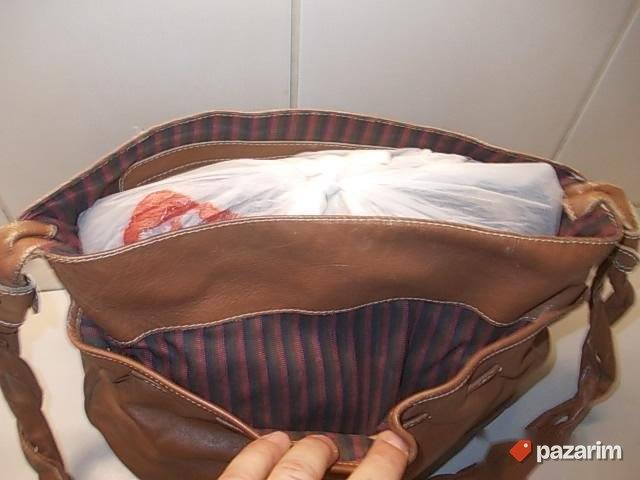 KOŽNA BRUGI 40x30x20cm iz Nemačke, izuzetnog dizajna sa par 6