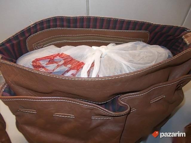 KOŽNA BRUGI 40x30x20cm iz Nemačke, izuzetnog dizajna sa par 7