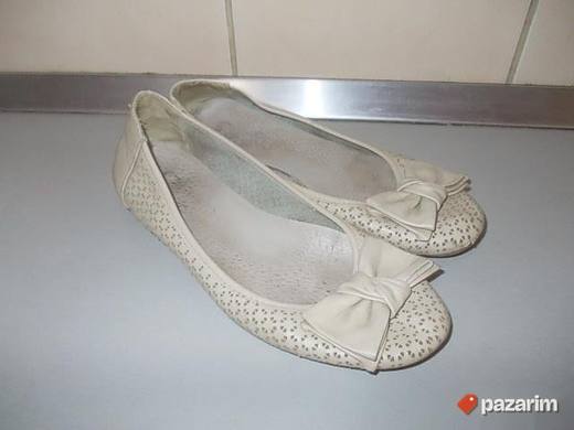 KOŽNE baletanke broj 39 iz Nemačke, sa leptir mašnom, elegan