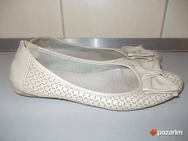 KOŽNE baletanke broj 39 iz Nemačke, sa leptir mašnom, elegan 3