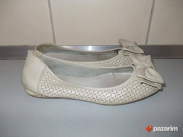 KOŽNE baletanke broj 39 iz Nemačke, sa leptir mašnom, elegan 4