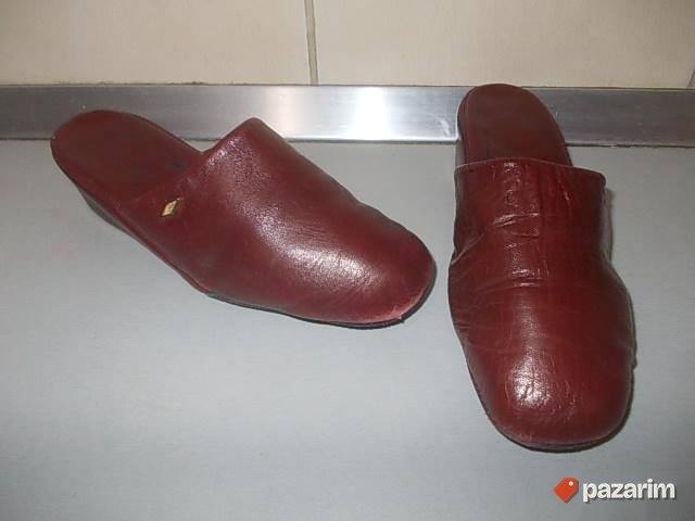 KOŽNE PAPUČE broj 36 iz Nemačke, fina prirodna koža, sa sred 2