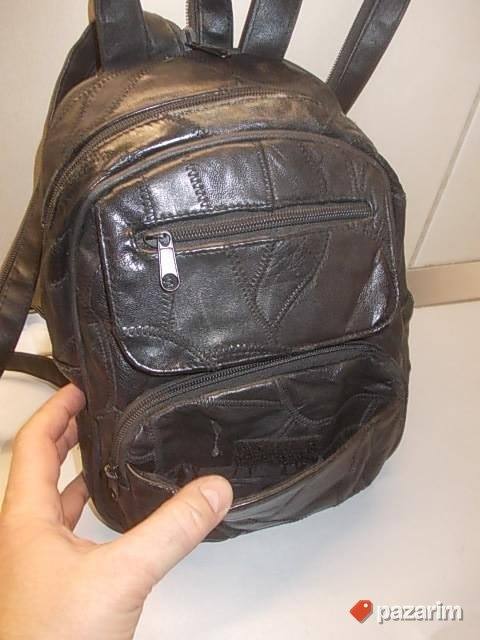 KOŽNI RANAC 31x25x15cm od fine prirodne kože, iz Nemačke, ve 3