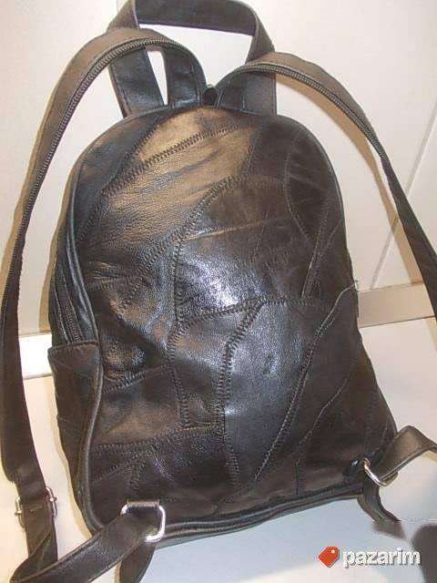 KOŽNI RANAC 31x25x15cm od fine prirodne kože, iz Nemačke, ve 4