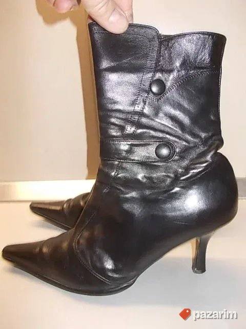 Čizme broj 40, kožne iz Nemačke, očuvane, elegantne, kvalite 4