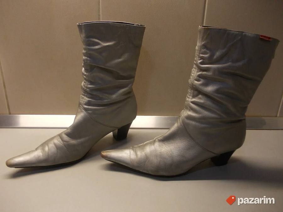 Čizme broj 40, kožne iz Nemačke, očuvane, elegantne, kvalite 3