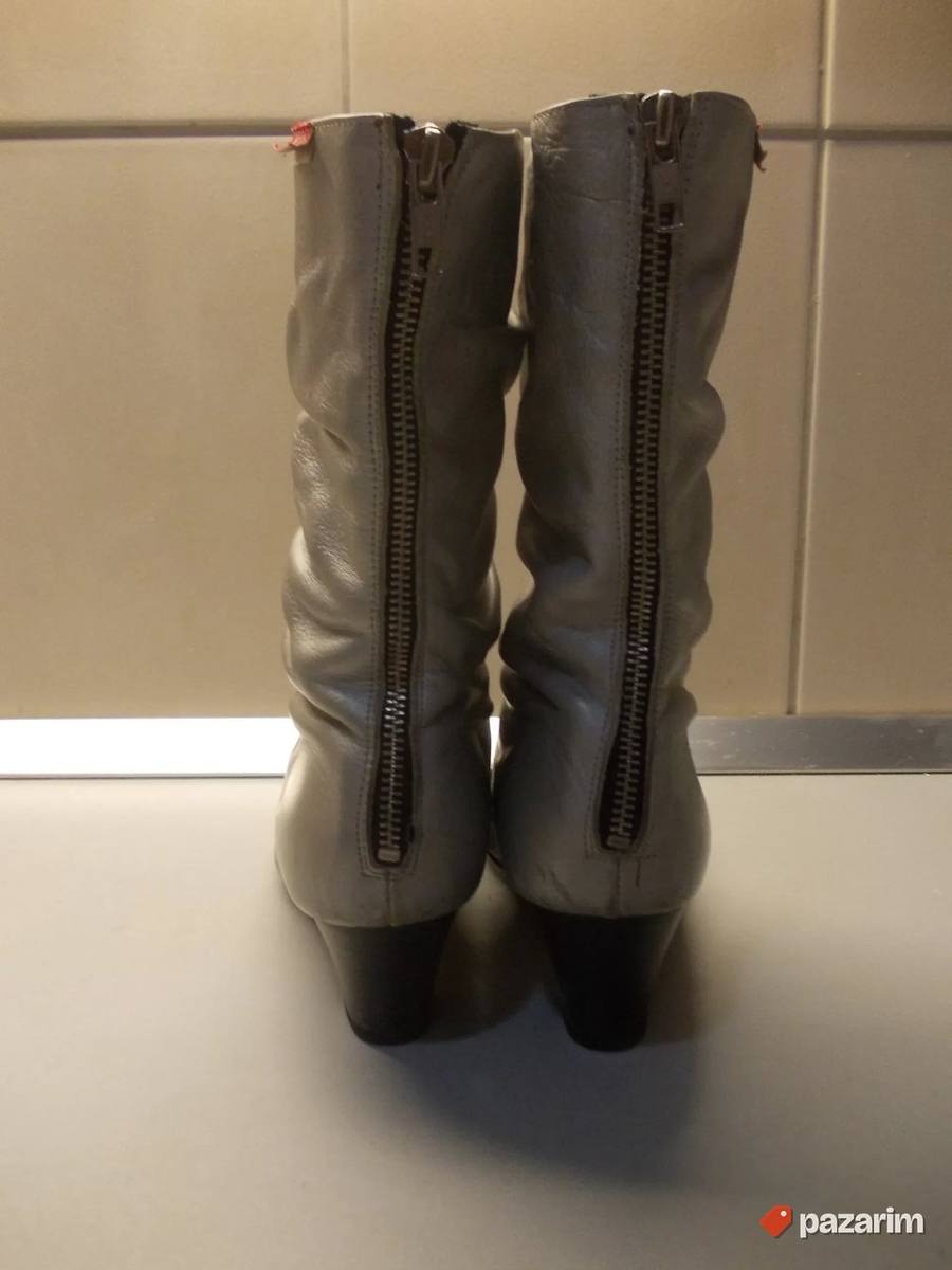 Čizme broj 40, kožne iz Nemačke, očuvane, elegantne, kvalite 6