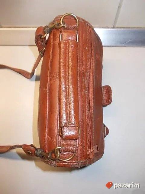 KOŽNA POSLOVNA TORBA 20x16x10cm pedeluša iz Nemačke, veštačk 3