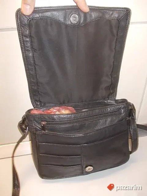 KOŽNA POSLOVNA 29x23x10cm torba pedeluša iz Nemačke, prirodn 4
