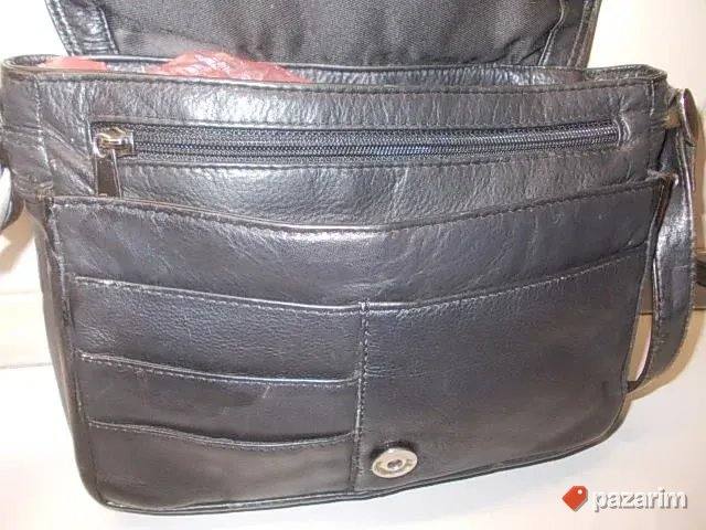 KOŽNA POSLOVNA 29x23x10cm torba pedeluša iz Nemačke, prirodn 5