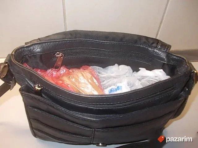 KOŽNA POSLOVNA 29x23x10cm torba pedeluša iz Nemačke, prirodn 6