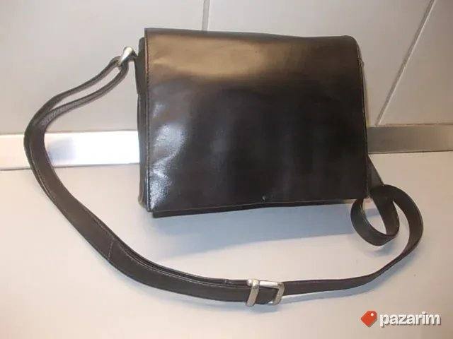 KOŽNA POSLOVNA 23x20x10cm uniseks torba - pedeluša iz Nemačk 1