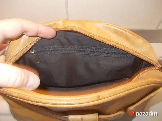 KOŽNA POSLOVNA 25,5x18x10cm uniseks torba, pedeluša iz Nemač 6