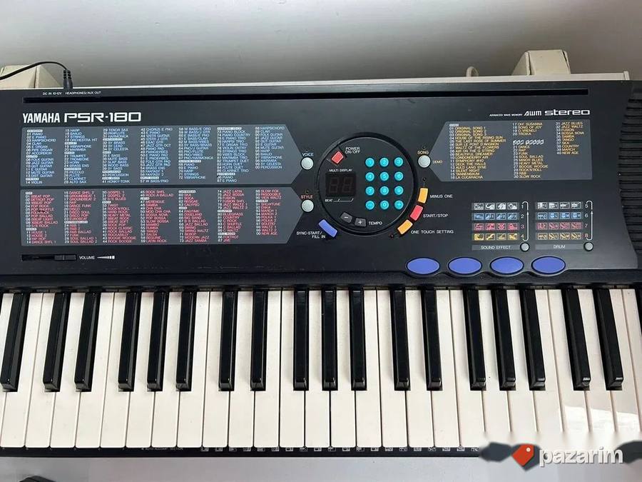 YAMAHA PSR 180 ARANŽER, 5 OKTAVA, dinamičke dirke, mnogo kva 6