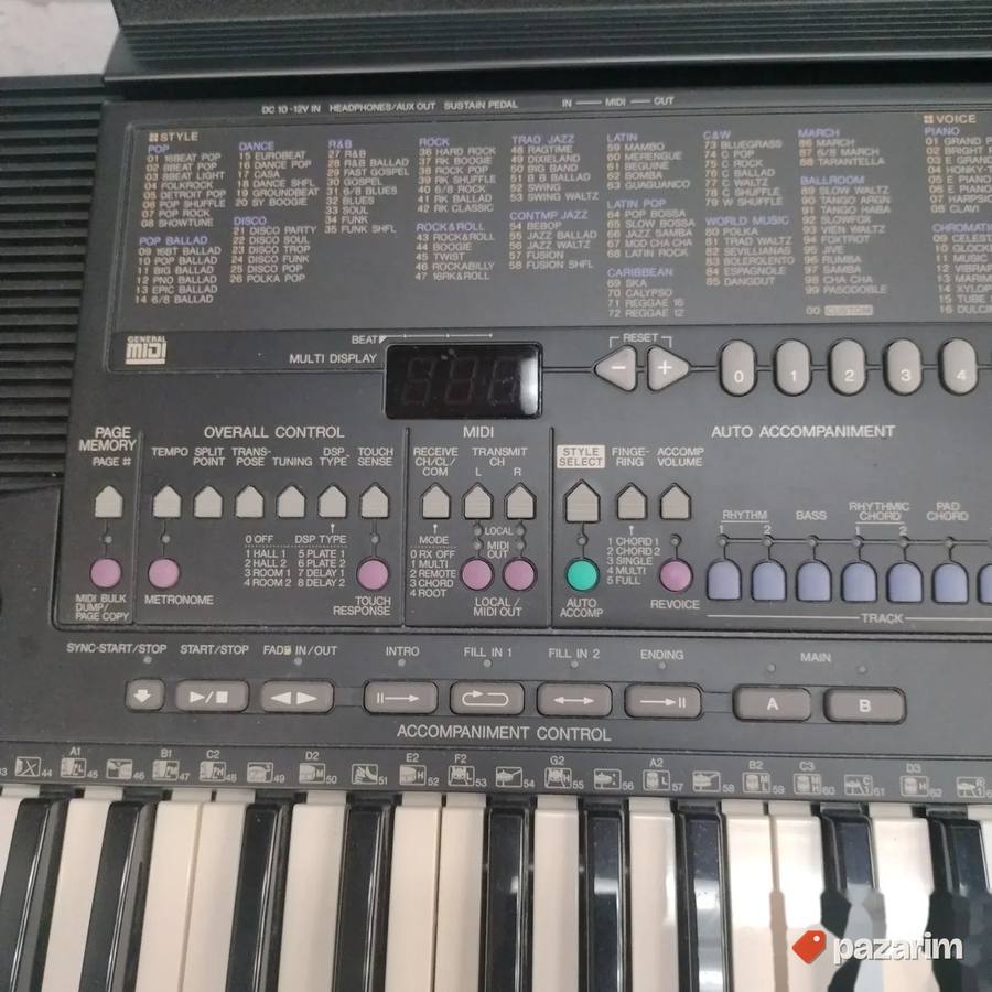 KLAVIJATURA YAMAHA PSR 510 aranžer, dinamičke - čekić dirke, 5