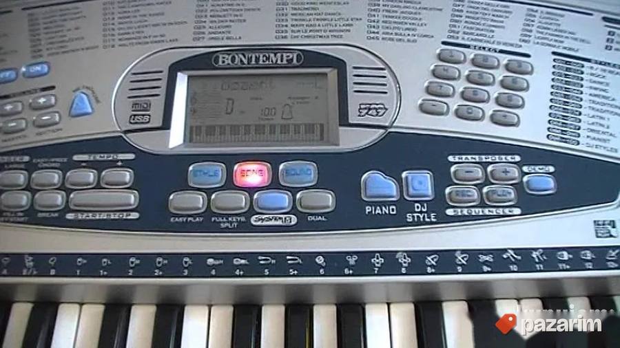 ARANŽER BONTEMPI PM 746 klavijatura, dinamičke - čekić dirke 5