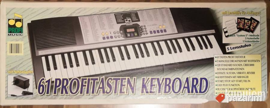 ARANŽERSKA BONTEMPI PM 65 klavijatura, sa mnogo instrumenata 5