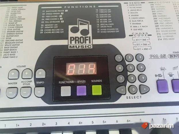 ARANŽERSKA BONTEMPI PM 65 klavijatura, sa mnogo instrumenata 6