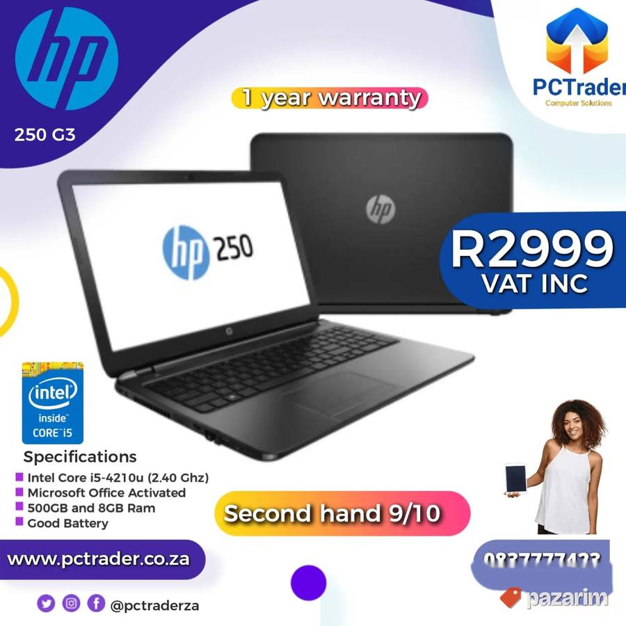 HP 250 G3 Laptop 15.6" Moćan brzi procesor Intel Core I5 421 5