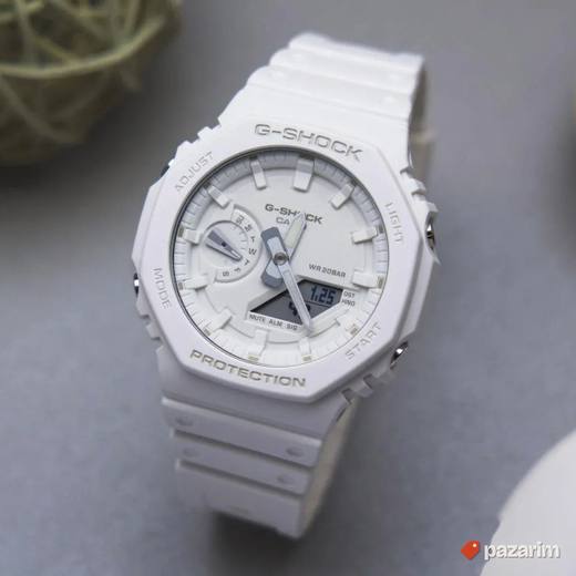 NOV, CASIO G-SHOCK serija 2100 CASIOAK beli KVARCNI Idealan