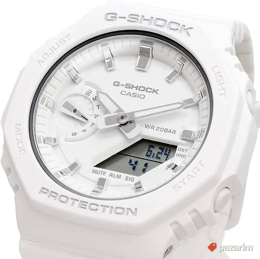 NOV, CASIO G-SHOCK serija 2100 CASIOAK beli KVARCNI Idealan 5