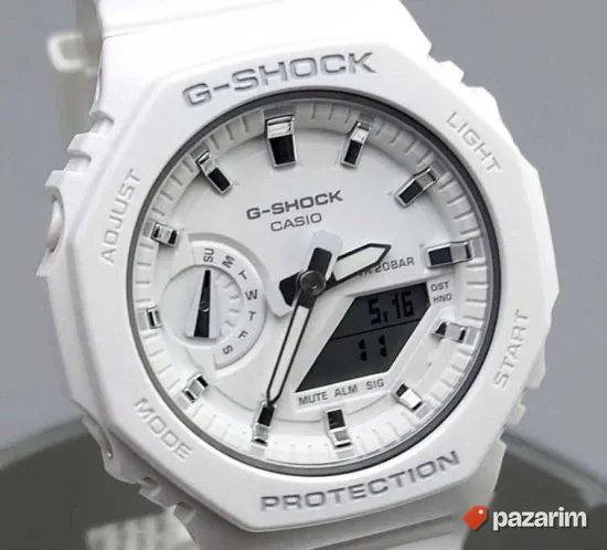 NOV, CASIO G-SHOCK serija 2100 CASIOAK beli KVARCNI Idealan 6
